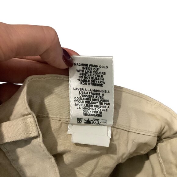 NYDJ Womens Beige Capri Pants Size 12P Cotton/Spandex Blend - Picture 7 of 7